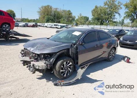 2016 Honda Civic Ex from USA, damaged, VIN 19XFC2F75GE054476